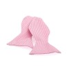 Pink Check Self Tie Bow Tie by Sax Design