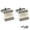 Usher Square Stripe Cufflinks by WD London