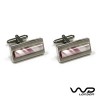 Pink Rock Cufflinks by WD London