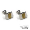 Yellow Jonathan Cufflinks by WD London