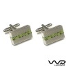 Green Firm Cufflinks by WD London