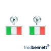 Irish Flag Shaped Cufflinks by Gecko