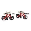 Triathlon Bike Cufflinks by Onyx-Art London