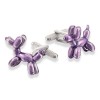 Purple Balloon Dog Cufflinks by Onyx-Art London