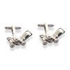 Lawnmower Cufflinks by Onyx-Art London