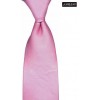 Printed Silk Baby Pink Twill Tie by Sax Design