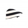 Black and White Stripes Silk Pocket Square by Sax Design