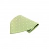 Lime with White Polka Dots Silk Pocket Square by Sax Design