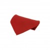 Red Plain Satin Silk Men's Pocket Square by Sax Design