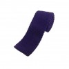 Purple Knitted Polyester Tie by Sax Design