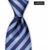 Schoolboy Navy Ice Striped Tie by Sax Design