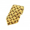 Country Birds On Yellow Country Silk Tie by Sax Design