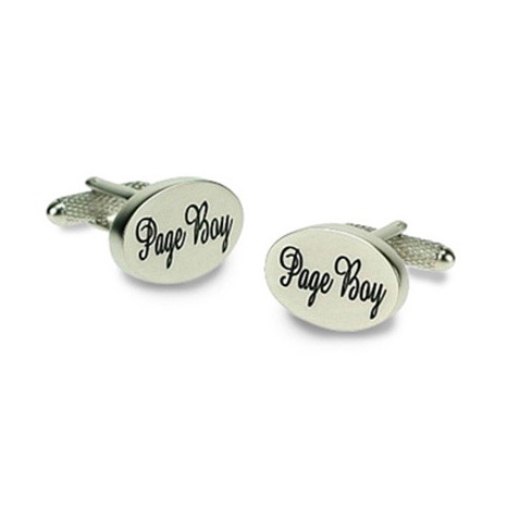 page boy cufflinks