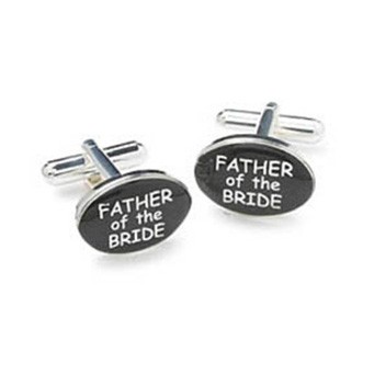 Father of the discount bride cufflinks silver