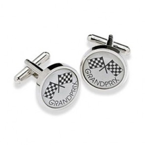 Mens Grand Prix Car Racer Novelty Cufflinks /& Gift Box By Onyx Art
