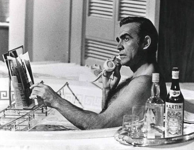 Sean Connery James Bond Bath Image